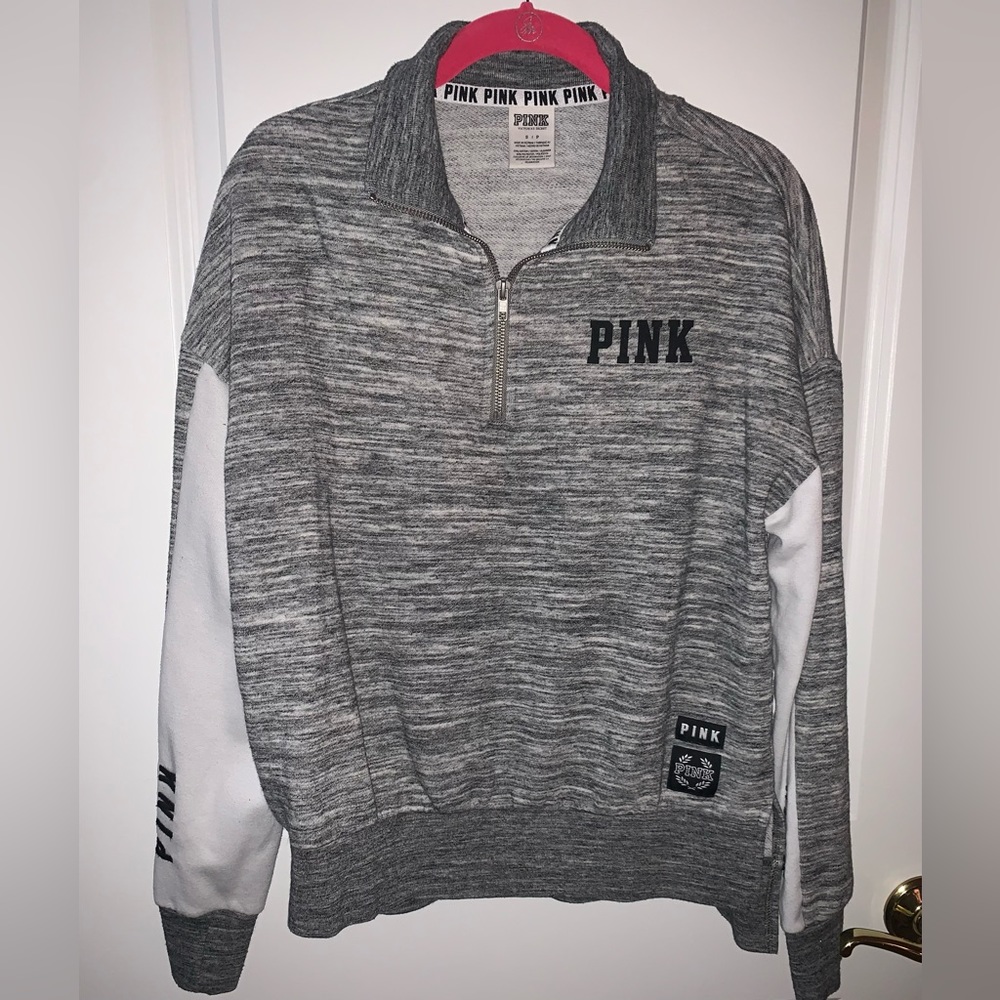 Victoria Secret PINK half zip size small.